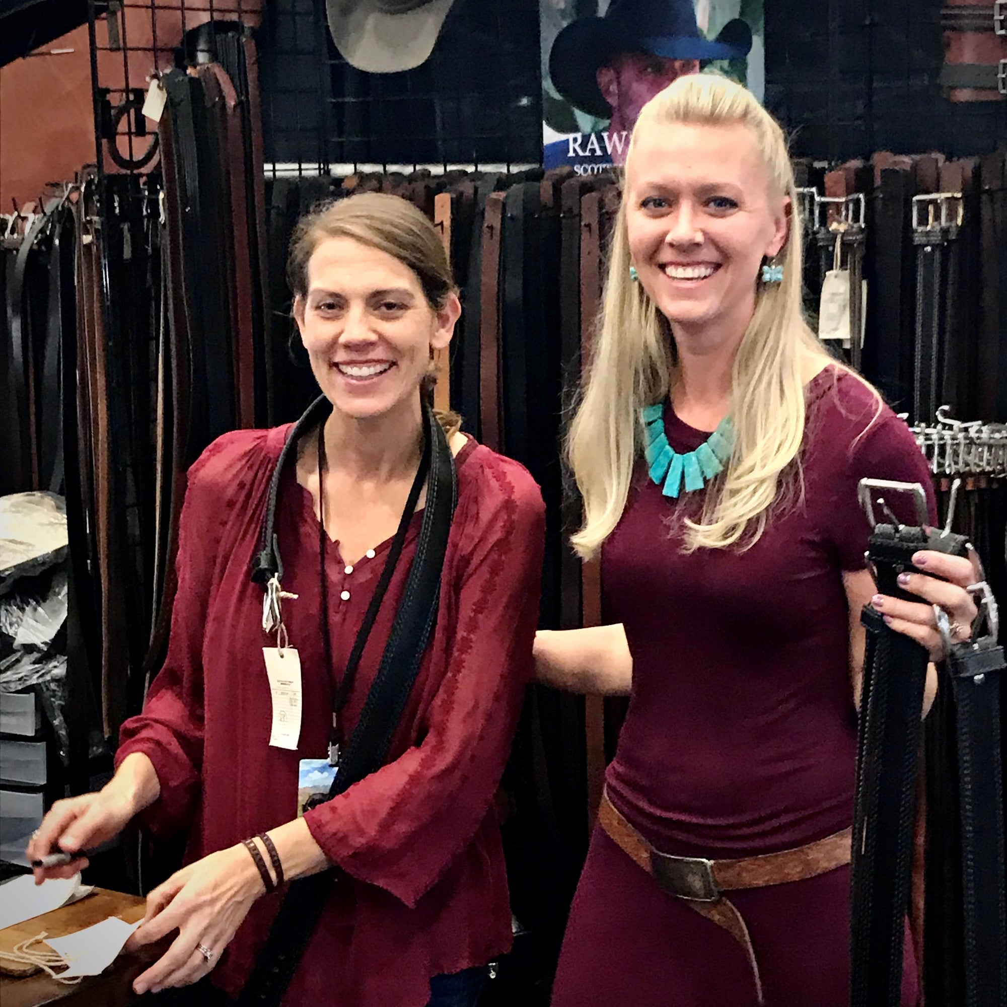 The smiling staff  from Scottsdale Belt Company