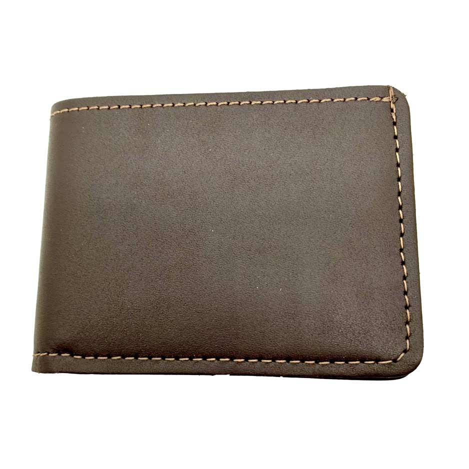 Charleston Espresso Brown Leather Bifold Wallet