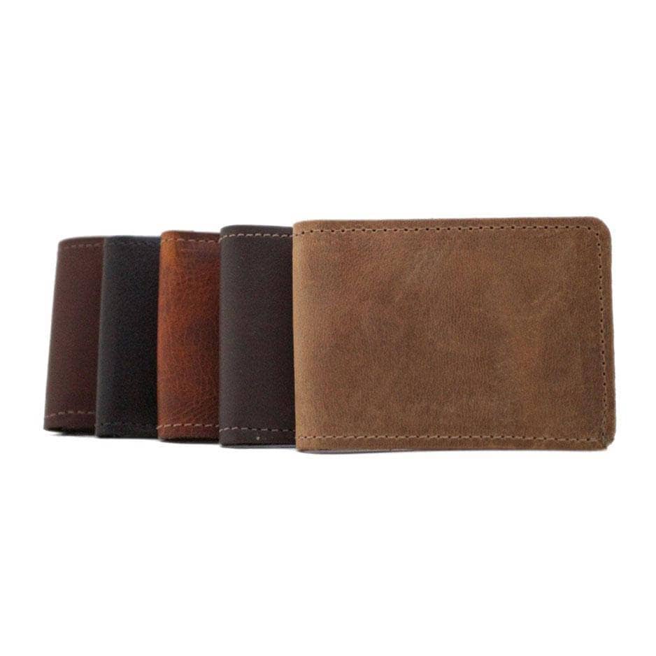 Charleston Leather Bifold Wallets in 5 colors