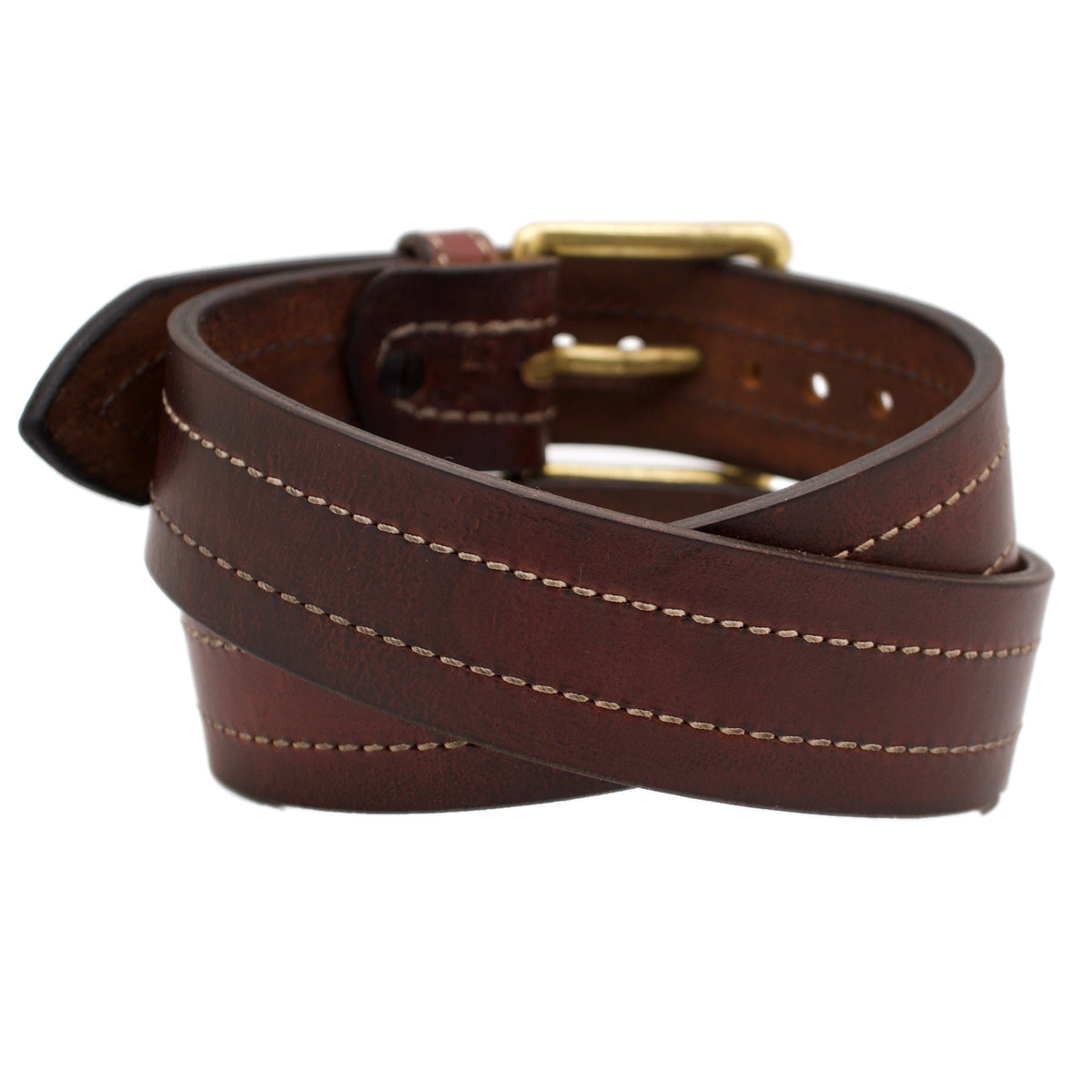 guess brown leather belt size 28 29