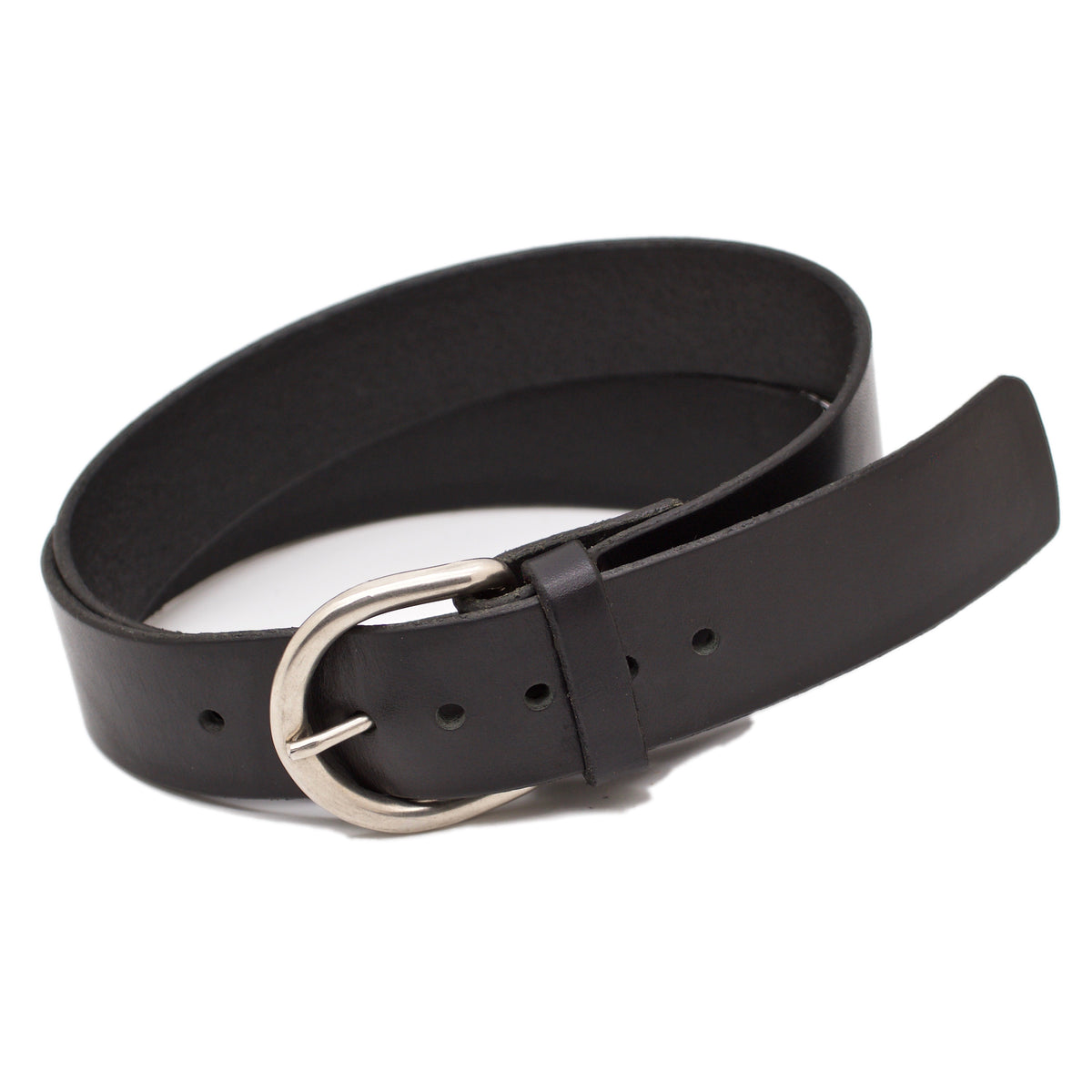 Women's Black 1.5 Leather Belt | Steel or Brass Buckle | The Brooke - Scottsdale Belt Company Women's Black 1.5 Leather Belt | Steel or Brass Buckle | The Brooke - Scottsdale Belt Company