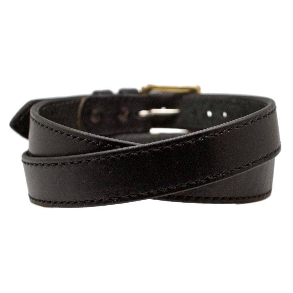 Front Side of The Nitro Express Leather Gun Belt with Kevlar® Thread and Stainless Steel buckle